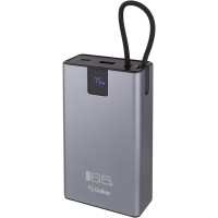 Універсальна мобільна батарея Повербанк Gelius Veyron 65w GP-PB312 20000mAh Чорний