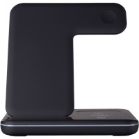 Бездротовий зарядний пристрій Gelius 3in1 GP-AWC01 15W Black, Чорний Бездротовий зарядний пристрій Gelius 3in1 GP-AWC01 15W Black, Чорний