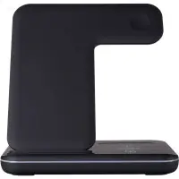 Бездротовий зарядний пристрій Gelius 3in1 GP-AWC01 15W Black, Чорний