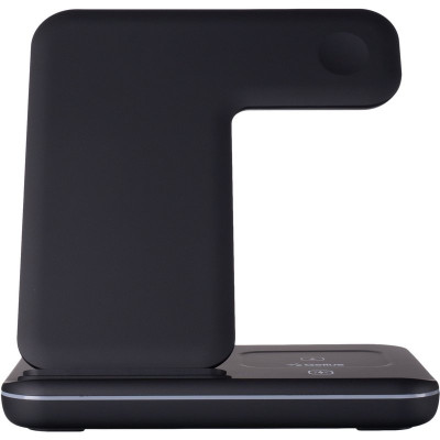 Бездротовий зарядний пристрій Gelius 3in1 GP-AWC01 15W Black, Чорний