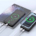 Універсальна мобільна батарея Повербанк XO PR161 15W magnetic wireless 10000mAh Чорний, Black