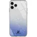 Чехол накладка Swarovski iPhone 11 Pro Max Голубая