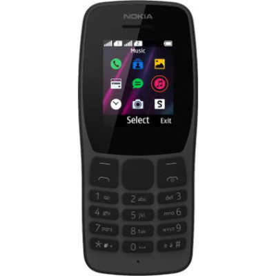Мобильный телефон Nokia 110 Dual Sim Black, черный