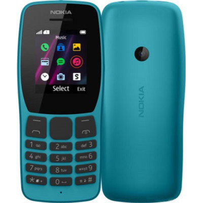 Мобильный телефон Nokia 110 Dual Sim Blue, голубой