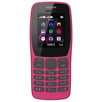 Мобильный телефон Nokia 110 Dual Sim Pink, розовый