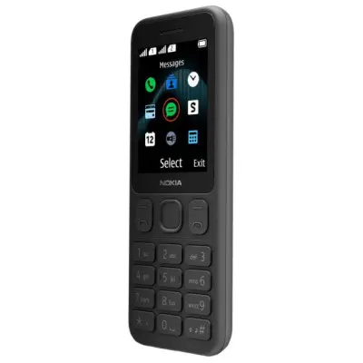 Мобільний телефон Nokia 125 Dual Sim Black, чорний Мобільний телефон Nokia 125 Dual Sim Black, чорний