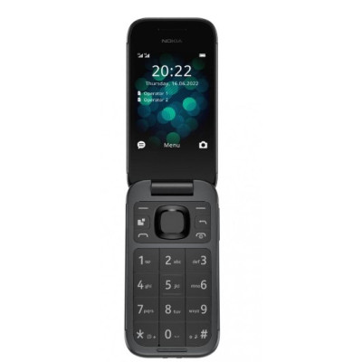 Мобільний телефон Nokia 2660 Flip Dual Sim Black, чорний