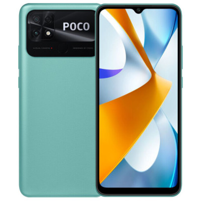 Смартфон Xiaomi Poco C40 4/64GB Coral Green, Зелёный