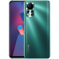 Смартфон Infinix Hot 11S NFC 4/64GB Green Wave, зеленый