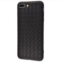 Чехол накладка Weaving iPhone 7+/8+ Черная