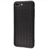 Чехол накладка Weaving iPhone 7+/8+ Черная