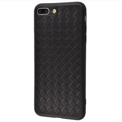 Чохол накладка Weaving iPhone 7+/8+ Чорна (M)
