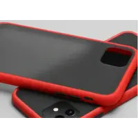 Чохол накладка Gingle Matte Xiaomi Redmi Note 9 Чорна/Червона