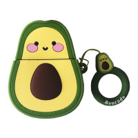 Чохол для навушників AirPods 1/2 3D Авокадо Дівчина New Чохол для навушників AirPods 1/2 3D Авокадо Дівчина New