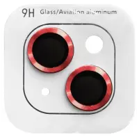 Захисне скло на камеру Metal iPhone 14/14 Plus Червоне