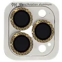 Захисне скло на камеру Metal Shine iPhone 13 Pro/13 Pro Max Золоте