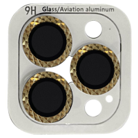 Защитное стекло на камеру Metal Shine iPhone 14 Pro/14 Pro Max Золотое Защитное стекло на камеру Metal Shine iPhone 14 Pro/14 Pro Max Золотое