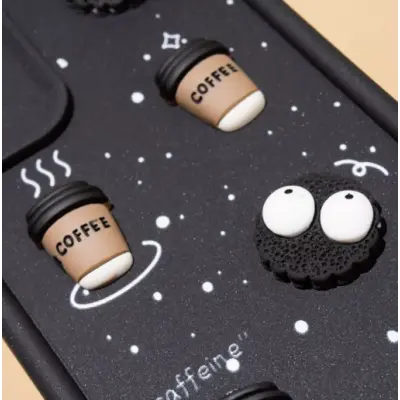 Чохол накладка Pretty Things Samsung A155 (A15) Чорна/Кава Чохол накладка Pretty Things Samsung A155 (A15) Чорна/Кава