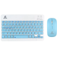 Клавіатура + миша бездротова Jeqang JB-350 Блакитна Клавіатура + миша бездротова Jeqang JB-350 Блакитна