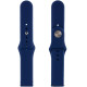 Ремінець Amazfit Bip (Універсальний 20мм) Силікон Темно-синій Ремінець Amazfit Bip (Універсальний 20мм) Силікон Темно-синій