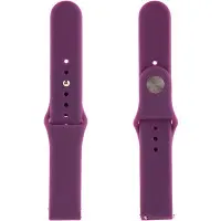 Ремешок Amazfit Bip (Универсальный 20мм) Силикон Темно-бордовый