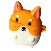 Чохол для навушників AirPods 3D Коргі