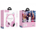 Беспроводные наушники Bluetooth Hoco W27 Cat Ear Wireless Headphones Pink, розовый
