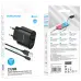 Мережевий зарядний пристрій Borofone BA63A 2USB 2,4A + MicroUSB Чорний