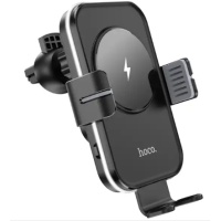 Автодержатель Hoco CA80 с БЗУ Black-gray, Чёрно-серый Автодержатель Hoco CA80 с БЗУ Black-gray, Чёрно-серый