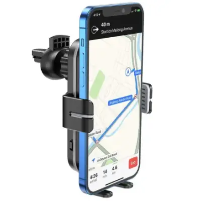 Автотримач Hoco CA80 з БЗП Black-gray, Чорно-сірий Автотримач Hoco CA80 з БЗП Black-gray, Чорно-сірий