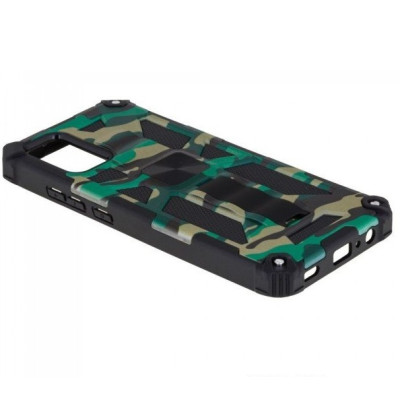 Чехол накладка Shockproof Camouflage Samsung A025 (A02s) Салатовая