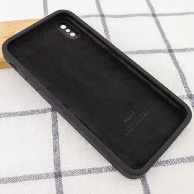 Чехол накладка HC iPhone XS Max Черная Square Full