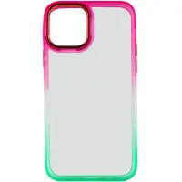 Чехол накладка Fresh sip iPhone 11 Pro Салатовый/Розовый