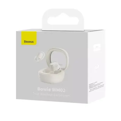 Беспроводные наушники Baseus Bowie WM02 TWS Bluetooth 5.3 White, белый