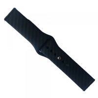 Ремінець Amazfit Bip OCEAN Carbon Універсальний 20мм Чорний Ремінець Amazfit Bip OCEAN Carbon Універсальний 20мм Чорний