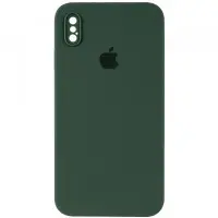 Чехол накладка HC iPhone X Темно-зеленая Square Full Чехол накладка HC iPhone X Темно-зеленая Square Full
