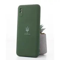 Чехол накладка SOFT Тризуб Samsung A525 (A52) Темно-зеленая