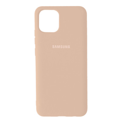 Чехол накладка HC Samsung A035 (A03) Розовый Песок