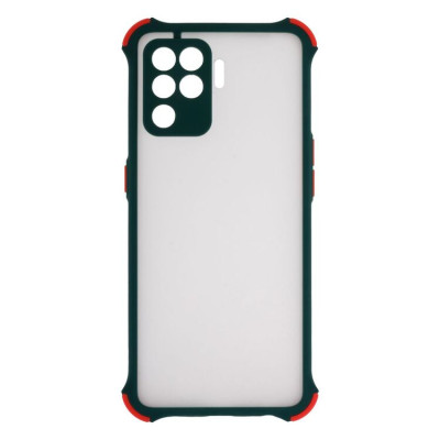 Чехол накладка Armor Frame Oppo Reno 5 Lite Зеленая