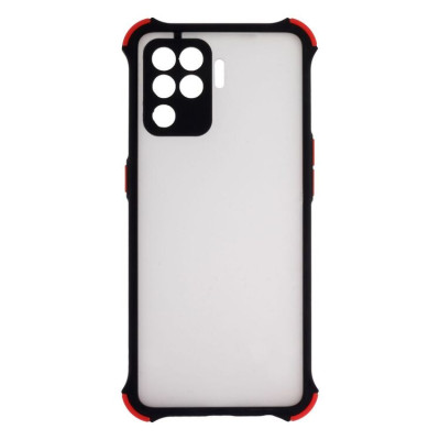 Чехол накладка Armor Frame Oppo Reno 5 Lite Чёрная