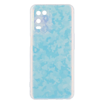 Чехол накладка Ice Abstractions OPPO A54 Облако