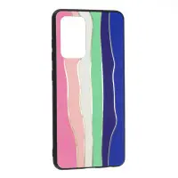 Чехол накладка Rainbow Samsung A525 (A52) Розовая