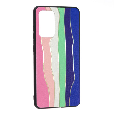 Чехол накладка Rainbow Samsung A525 (A52) Розовая