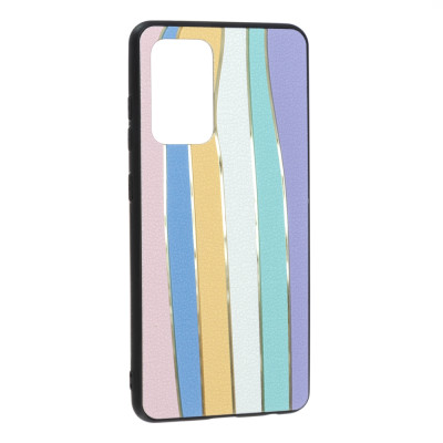 Чехол накладка Rainbow Samsung A525 (A52) Розовый Песок