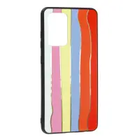 Чехол накладка Rainbow Samsung A525 (A52) Белая