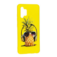 Чехол накладка Art Samsung A325 (A32) Желтая/ Ананас Чехол накладка Art Samsung A325 (A32) Желтая/ Ананас