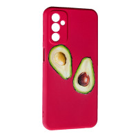 Чехол накладка Art Samsung M236 (M23) Вишневая/ Авокадо Чехол накладка Art Samsung M236 (M23) Вишневая/ Авокадо