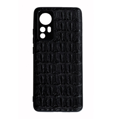 Чехол накладка Leather Xiaomi 12/ 12X Кроко