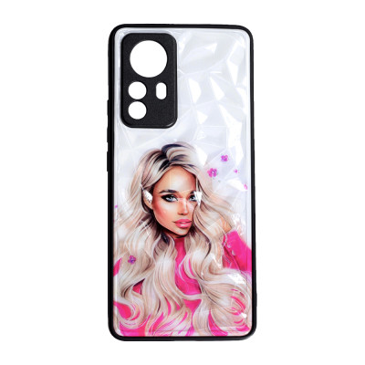 Чехол накладка Prisma Ladies Xiaomi 12/ 12X Розовая