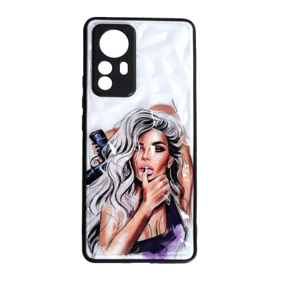 Чехол накладка Prisma Ladies Xiaomi 12/ 12X Фиолетовая